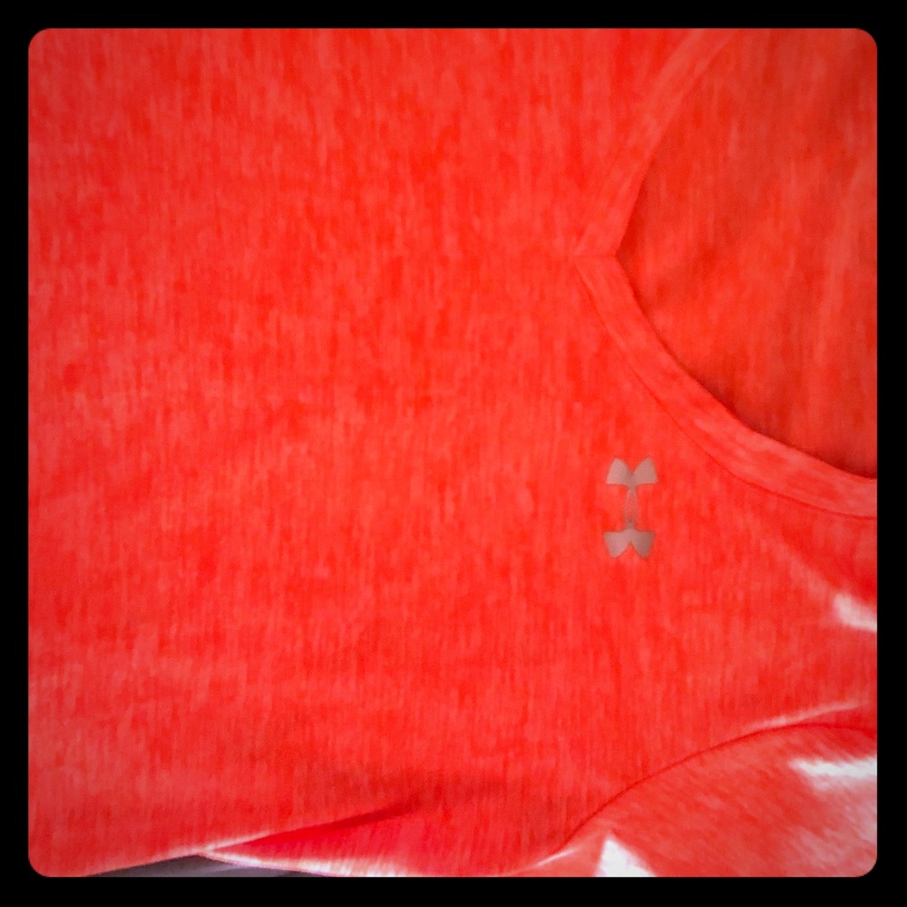 Athletic bright orange t shirt